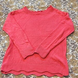 Talbots Bold Pink Knit Top